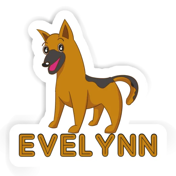 Sticker German Shepherd Evelynn Gift package Image