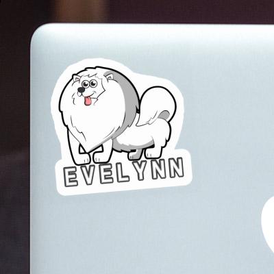 Sticker Evelynn German Spitz Gift package Image