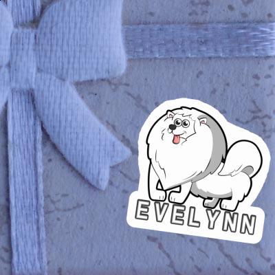 Sticker Evelynn German Spitz Laptop Image