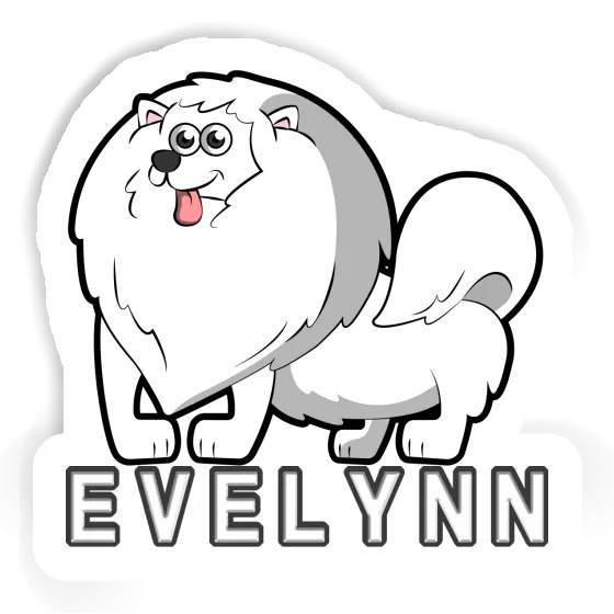 Sticker Evelynn German Spitz Notebook Image