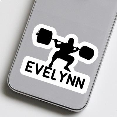 Gewichtheber Sticker Evelynn Notebook Image