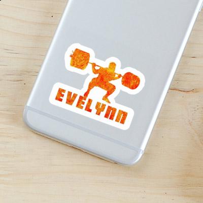 Sticker Evelynn Weightlifter Laptop Image