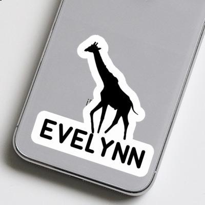 Aufkleber Evelynn Giraffe Notebook Image