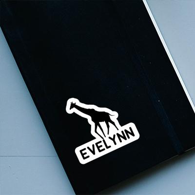 Sticker Evelynn Giraffe Notebook Image