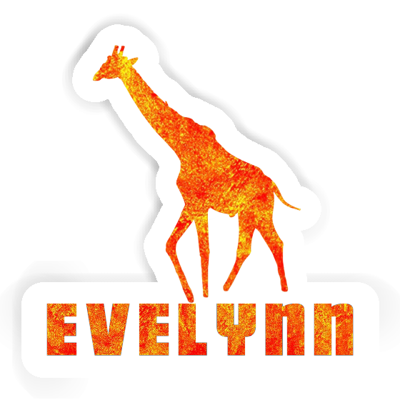 Girafe Autocollant Evelynn Image