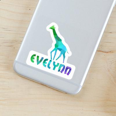 Autocollant Evelynn Girafe Gift package Image