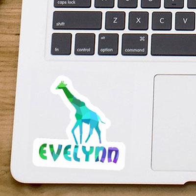 Evelynn Aufkleber Giraffe Laptop Image