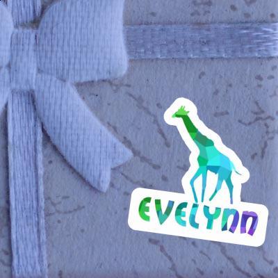 Autocollant Evelynn Girafe Gift package Image