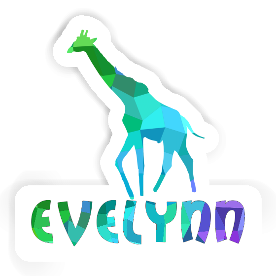 Giraffe Sticker Evelynn Notebook Image