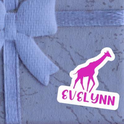 Sticker Evelynn Giraffe Notebook Image