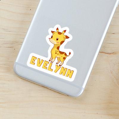 Sticker Giraffe Evelynn Laptop Image