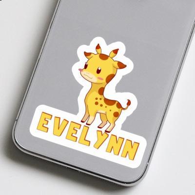 Sticker Giraffe Evelynn Laptop Image