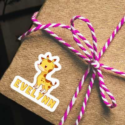 Autocollant Evelynn Girafe Gift package Image