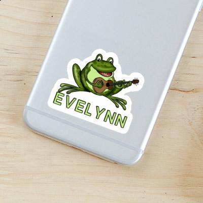 Aufkleber Evelynn Gitarrenfrosch Laptop Image