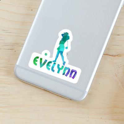 Sticker Evelynn Golfer Gift package Image