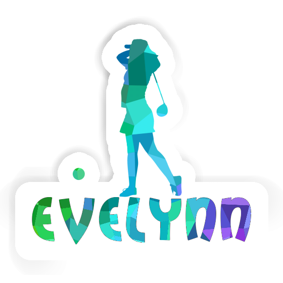 Sticker Evelynn Golfer Gift package Image