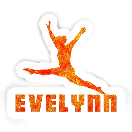 Sticker Evelynn Gymnast Notebook Image