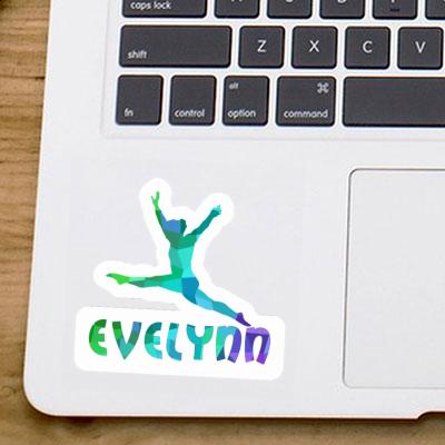 Sticker Evelynn Gymnast Notebook Image