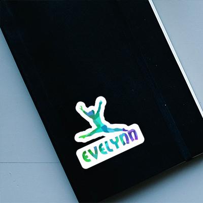 Sticker Evelynn Gymnast Notebook Image