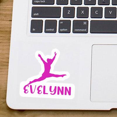 Autocollant Evelynn Gymnaste Notebook Image