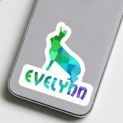 Rabbit Sticker Evelynn Laptop Image