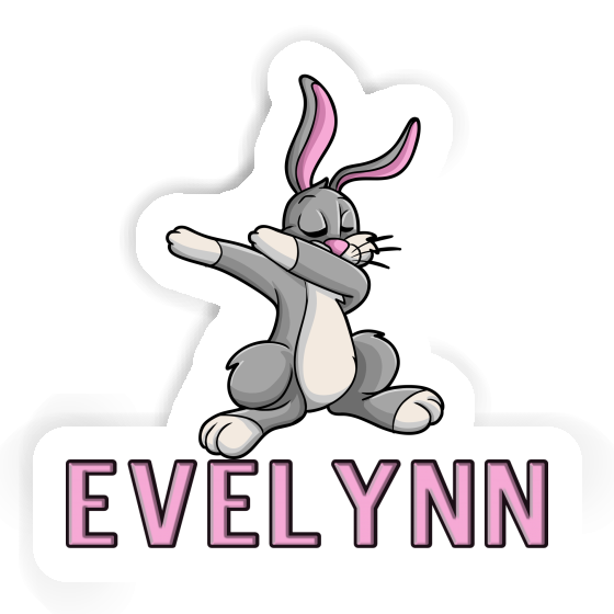 Sticker Dabbing Rabbit Evelynn Image