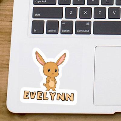 Hase Aufkleber Evelynn Notebook Image