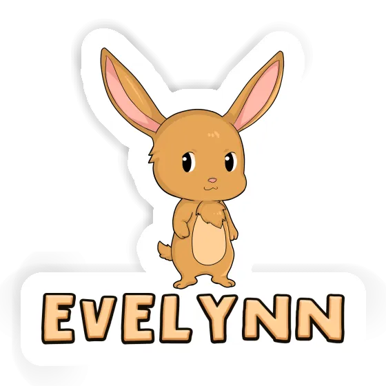 Hase Aufkleber Evelynn Laptop Image