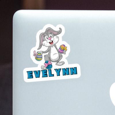 Evelynn Autocollant Lapin de Pâques Notebook Image