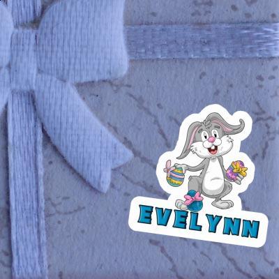 Evelynn Autocollant Lapin de Pâques Laptop Image