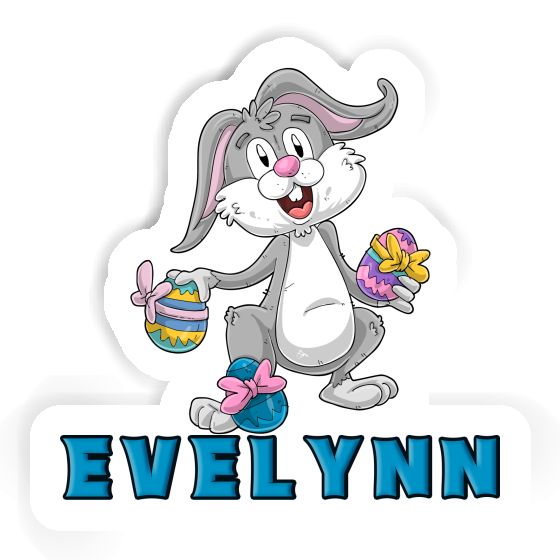 Evelynn Autocollant Lapin de Pâques Gift package Image