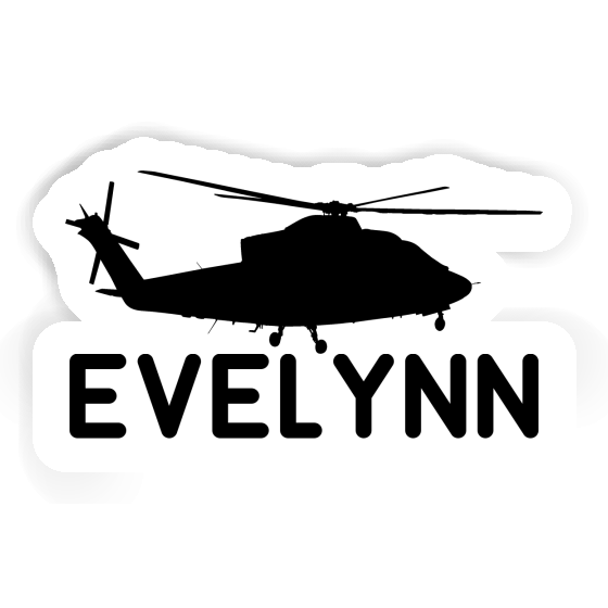 Sticker Helicopter Evelynn Notebook Image