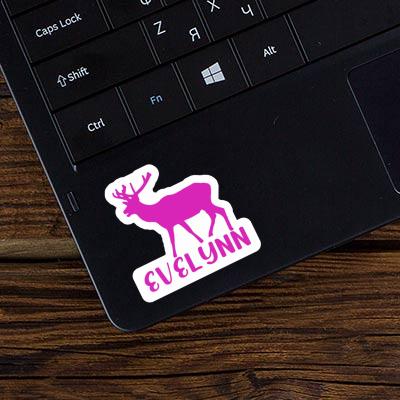 Evelynn Sticker Hirsch Laptop Image