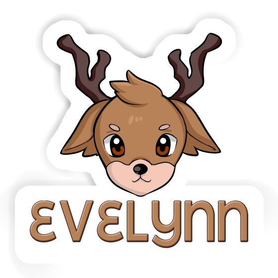 Deer Sticker Evelynn Laptop Image