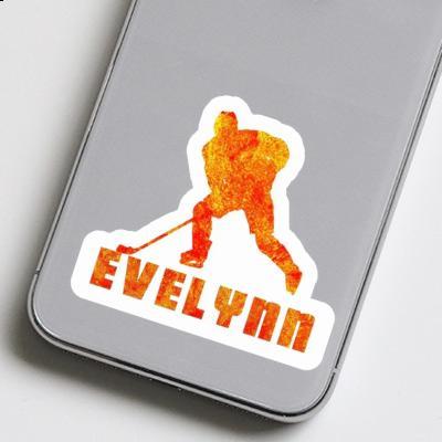 Sticker Evelynn Eishockeyspieler Notebook Image