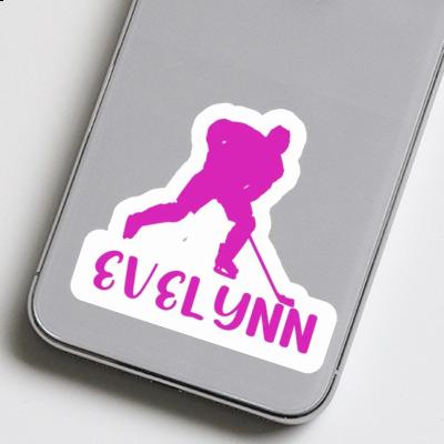 Joueuse de hockey Autocollant Evelynn Notebook Image