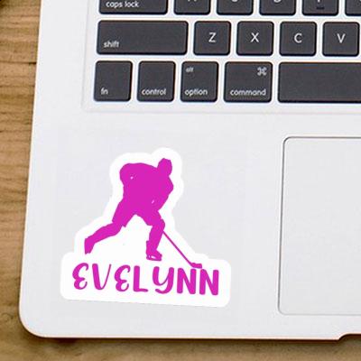 Joueuse de hockey Autocollant Evelynn Image