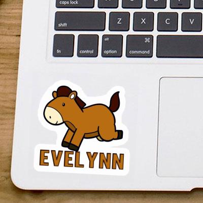 Aufkleber Pferd Evelynn Laptop Image