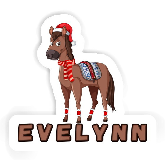 Sticker Evelynn Weihnachtspferd Image