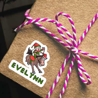 Sticker Christmas Horse Evelynn Image