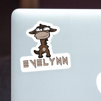 Sticker Standing Horse Evelynn Notebook Image