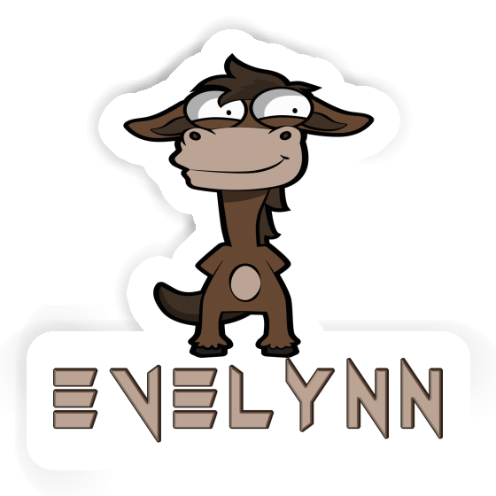 Sticker Standing Horse Evelynn Notebook Image