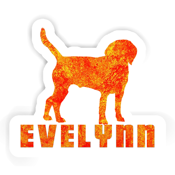 Evelynn Sticker Dog Laptop Image