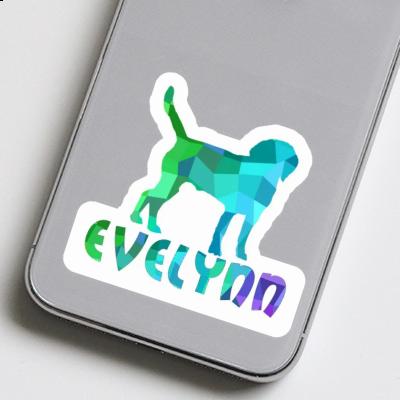 Sticker Hund Evelynn Image