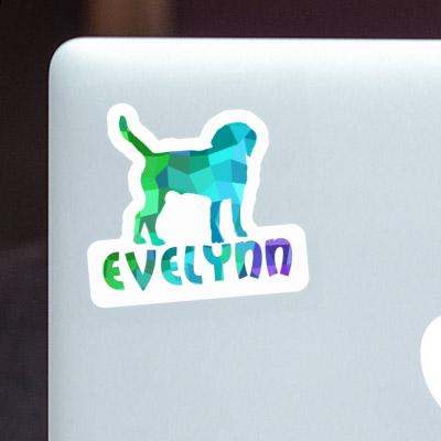 Dog Sticker Evelynn Notebook Image