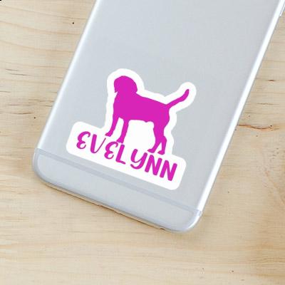 Sticker Hund Evelynn Laptop Image