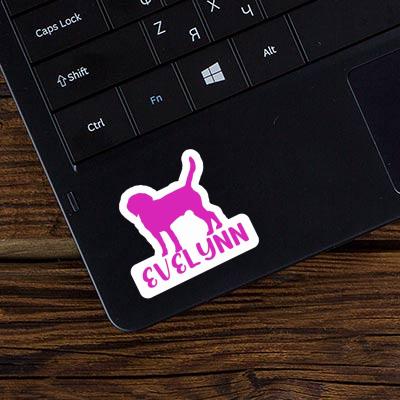 Sticker Dog Evelynn Notebook Image