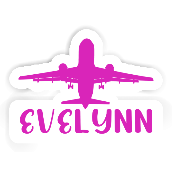 Jumbo-Jet Autocollant Evelynn Laptop Image