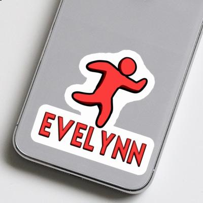 Sticker Evelynn Runner Notebook Image