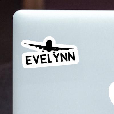 Evelynn Aufkleber Flugzeug Image